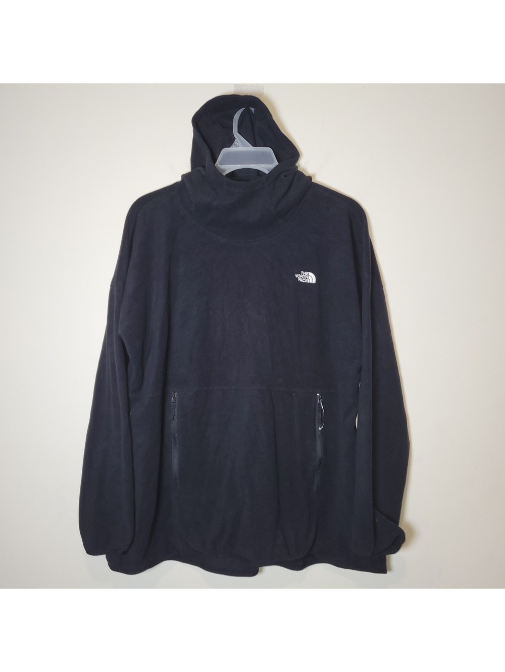 The North Face Black Glacier Fleece Pullover Hoodie Sweatshirt Spring Women 2X